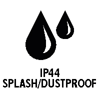IP44 Splash / Dustproof