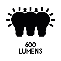 600 LUMENS