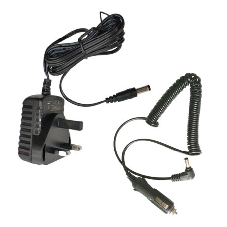 100-240V Input, 12V, Output 1A Charger Car Charger Combo