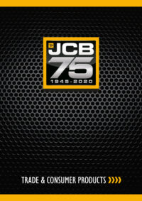 JCB Trade and Consumer Products Brochure (front cover)