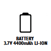 Battery 3.7V 4400mAh Li-Ion
