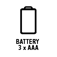 Battery 3 x AAA