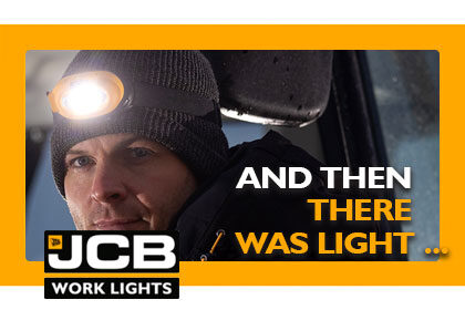 JCB Work Lights - and then there was light