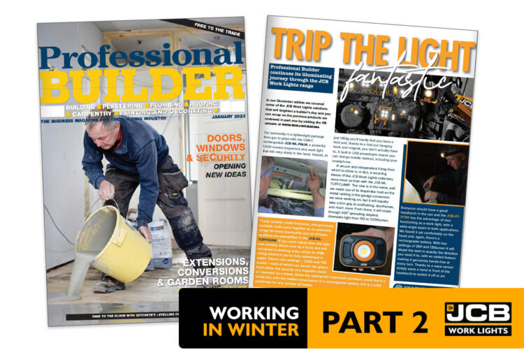Professional Builder Magazine - December 2023 - Working in Winter - Part 2