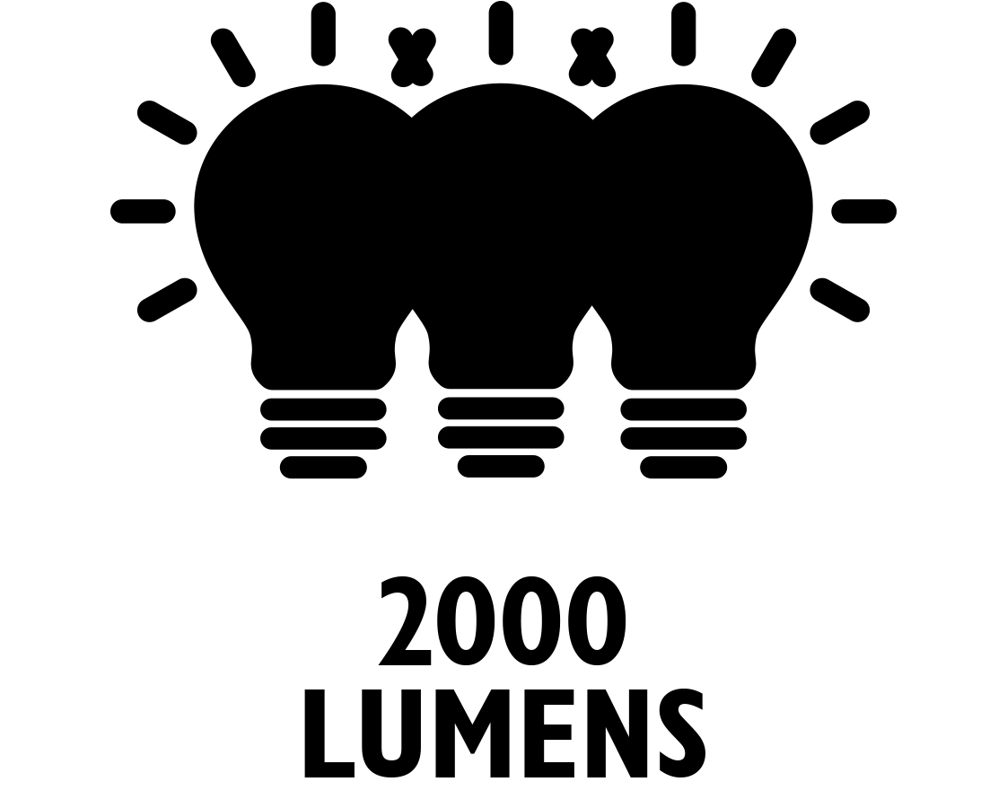 2000 LUMENS