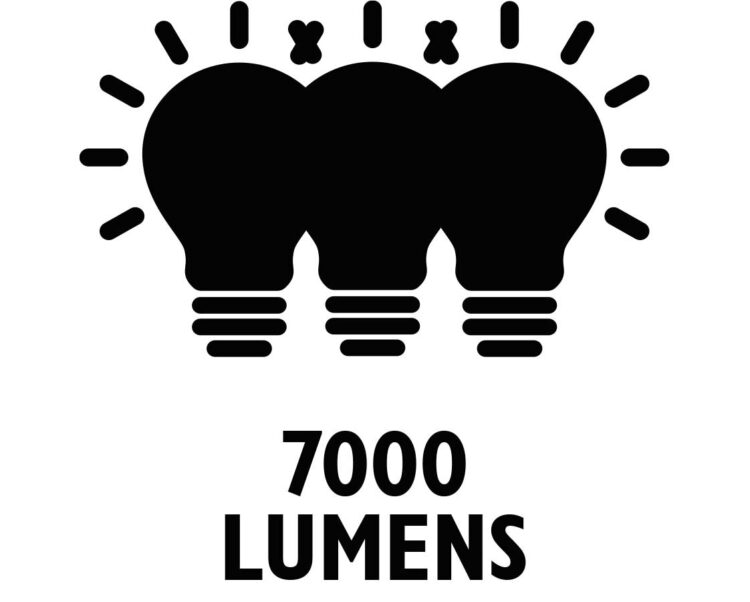 7000 Lumens